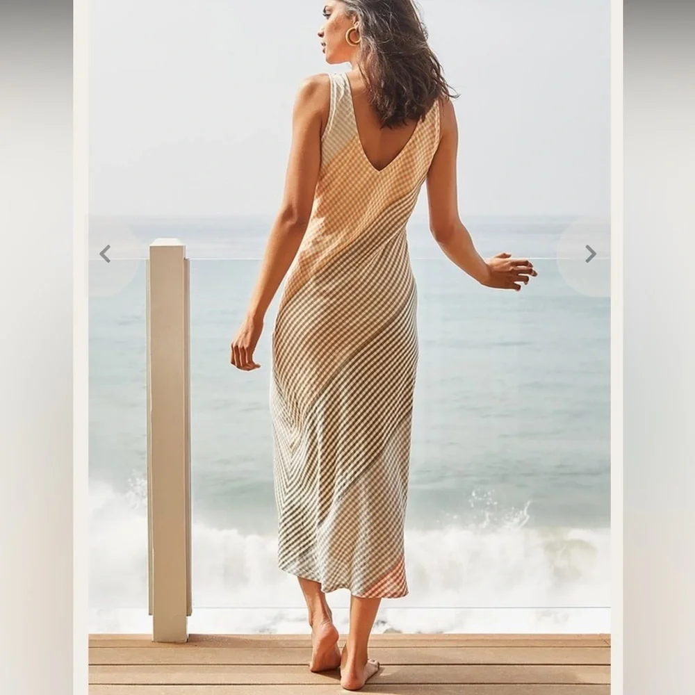 Rachel Pally Simona Dress - Ombré Check Voile